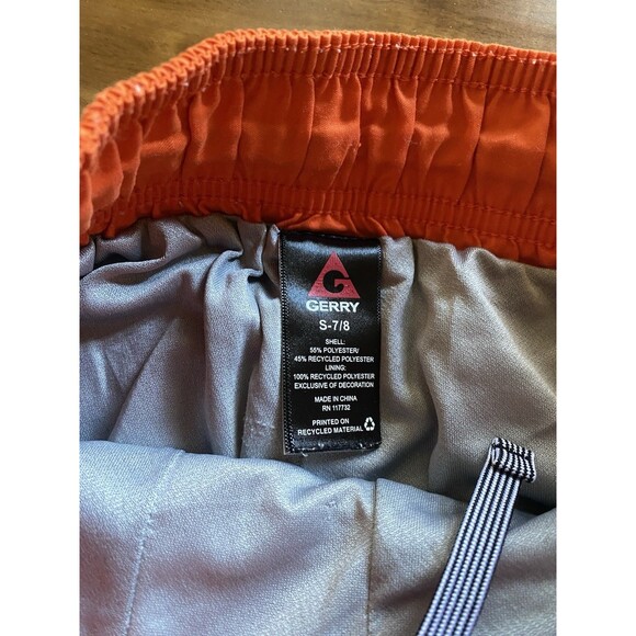 Lot of 2 Boys Swim Size 7/8 Blue Gerry Shorts Comfort Liner Youth #183 - Picture 2 of 4